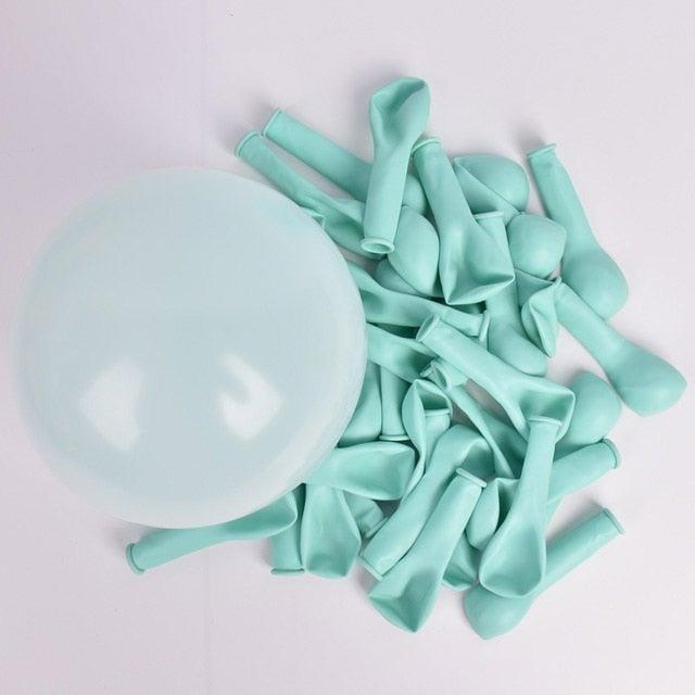 132Pcs/set Mermaid Balloon Arch Kit Mermaid Tail Balloons Mermaid Party Decoration Balloons For Party Girl Birthday Party Modern Decoration