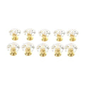 2 pcs Crystal Knobs Cupboard Drawer Pull Handle Door Knob Diamond Shape Cabinet Knob Home Furniture Accessories Dresser Knobs For Kitchen Furniture Kids Room Cabinet Knobs