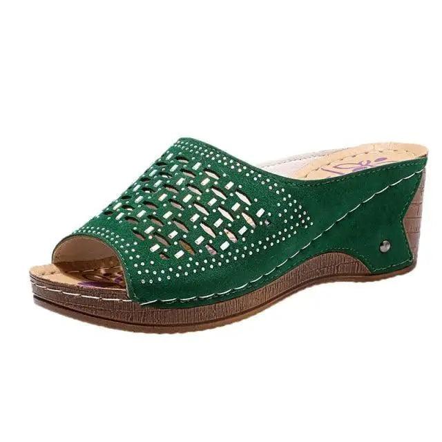 2021 Summer Classic Women's Sandals Elegant Buckle Strap Design Comfortable Women Shoes