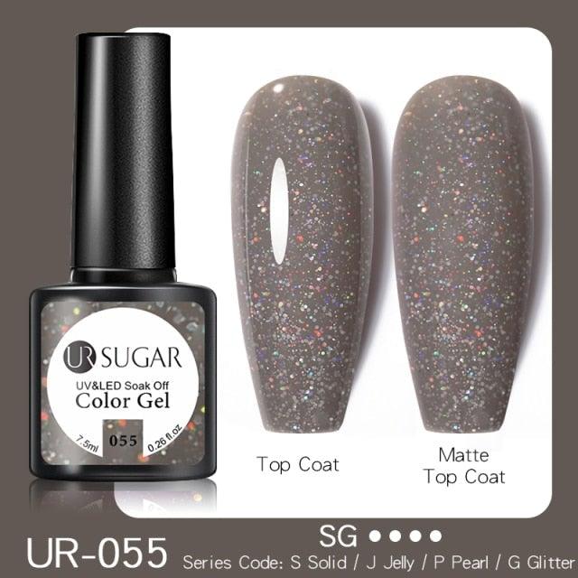 2022 New Reflective Glitter Nail Gel 8ml  Permanent UV/LED Glossy Effect Popular Diamond Nail Gel Design For Womens
