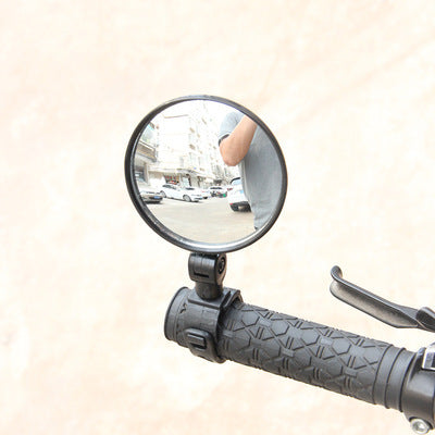1PC Bicycle Rearview Wide Angle Handlebar Mirrors Flexible Rotate Cycling Rear View Bike Mirror Adjustable 360 Degree Rotatable Rearview Bicycle Mirrors Shockproof Wide Angle Safety Mirror For Most Mountain Road Bike