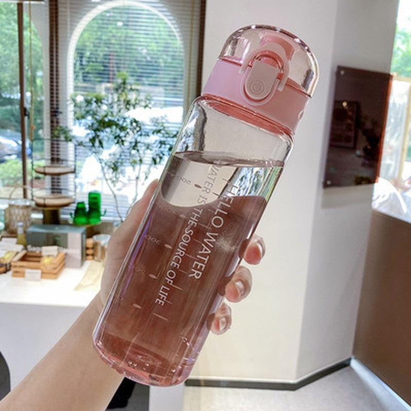 780ml Bottle For Drink Plastic Leak Proof Sports Bottles Shaker Water Bottle Drinkware BPA Free Sports Water Bottle Outdoor Water Bottle with Straw Plastic Portable Water Bottle Camping Bike Bottle Kitchen Tools Drink Water