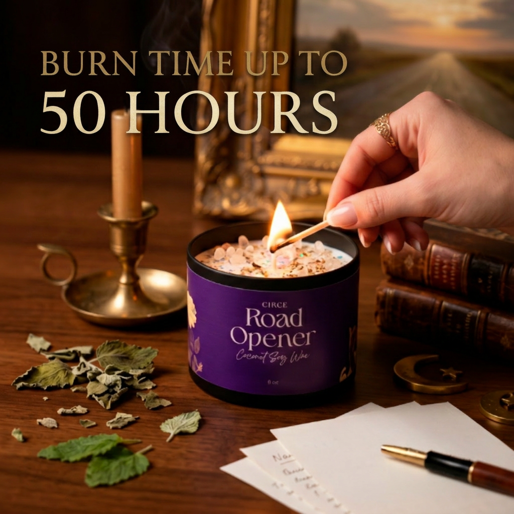Road Opener Candle — 8‑oz Ritual to Remove Obstacles