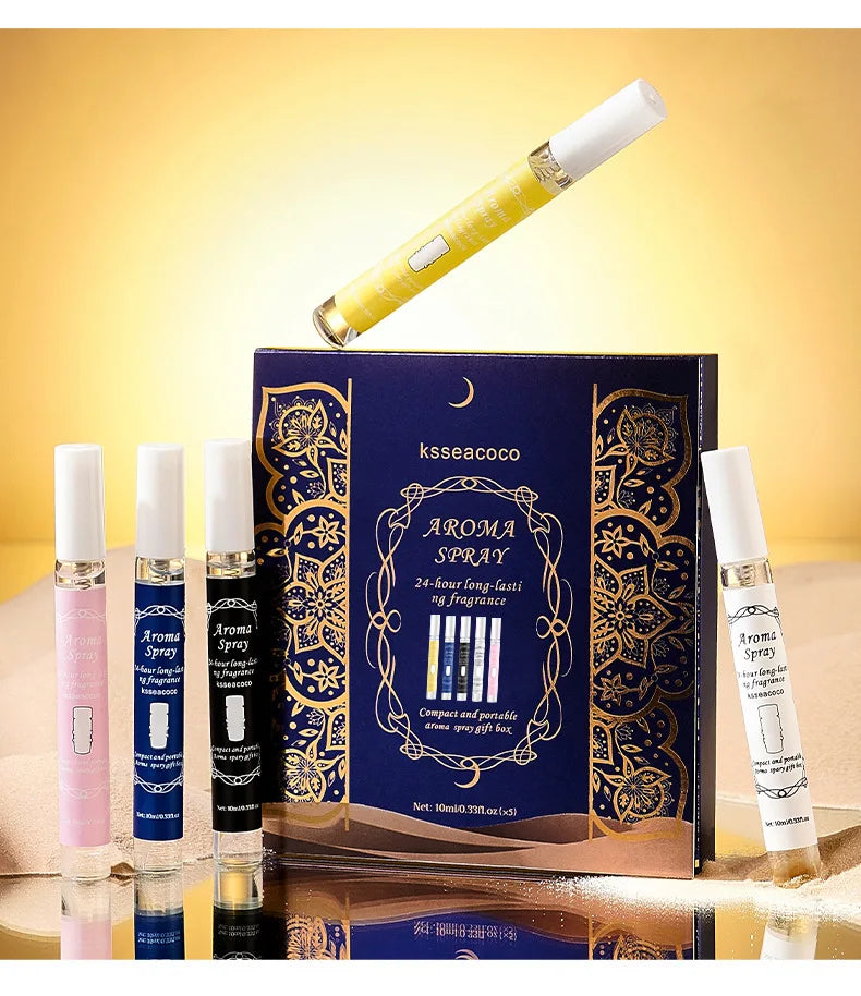 Arabic Perfume Gift Box Classic Series Neutral Perfume Alcohol Free Natural Lasting Fresh Elegant and Charming Floral Fragrance