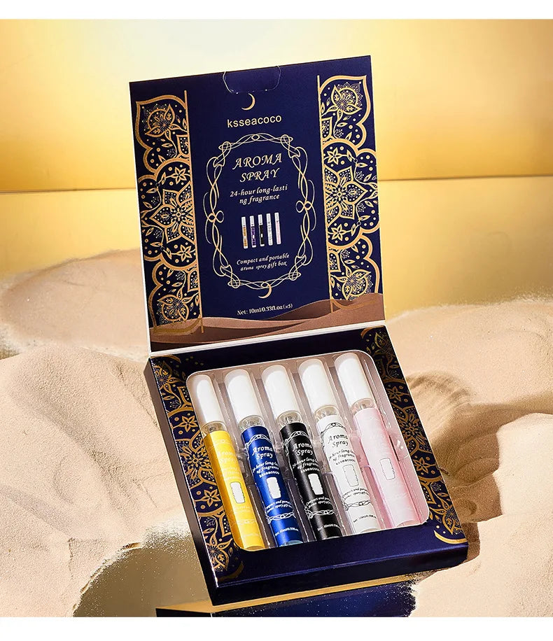 Arabic Perfume Gift Box Classic Series Neutral Perfume Alcohol Free Natural Lasting Fresh Elegant and Charming Floral Fragrance