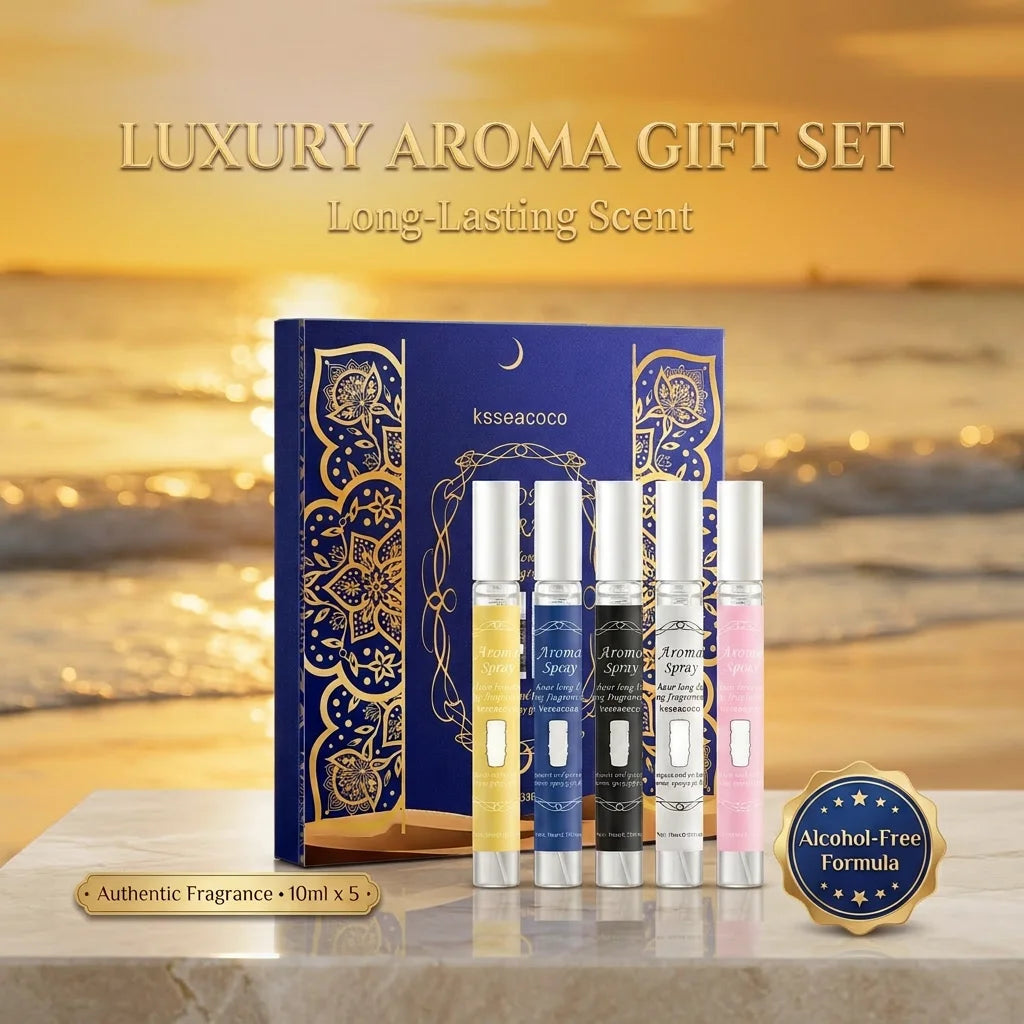 Arabic Perfume Gift Box Classic Series Neutral Perfume Alcohol Free Natural Lasting Fresh Elegant and Charming Floral Fragrance
