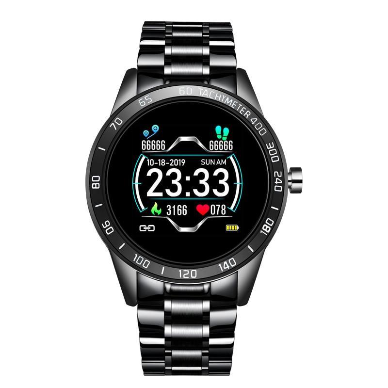 Smart Watch For Men With  LED Screen and  Heart Rate Monitor Blood Pressure Fitness tracker Sport waterproof Smartwatch