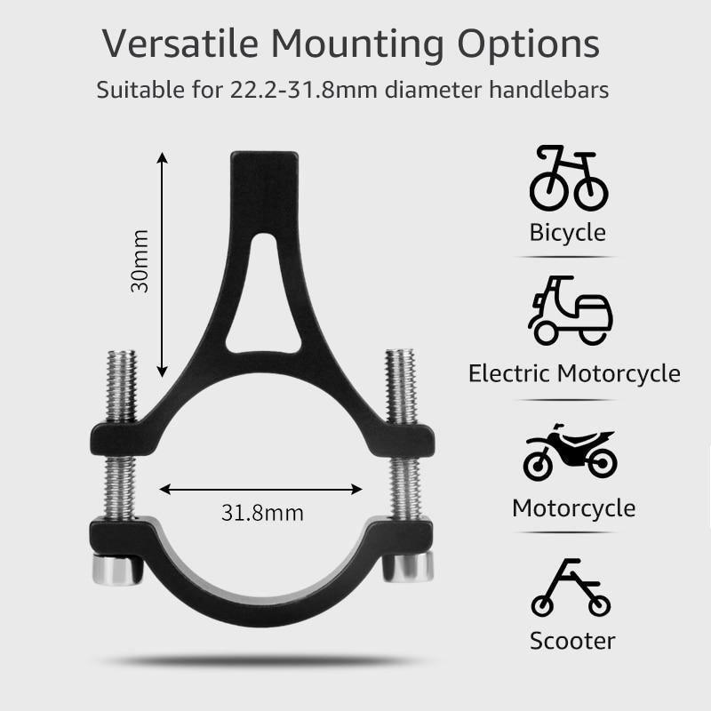 Universal Bicycle Phones Holder Bike Motorcycle Handlebar Clip Stand Mount Unbreakable Cell Phone Support