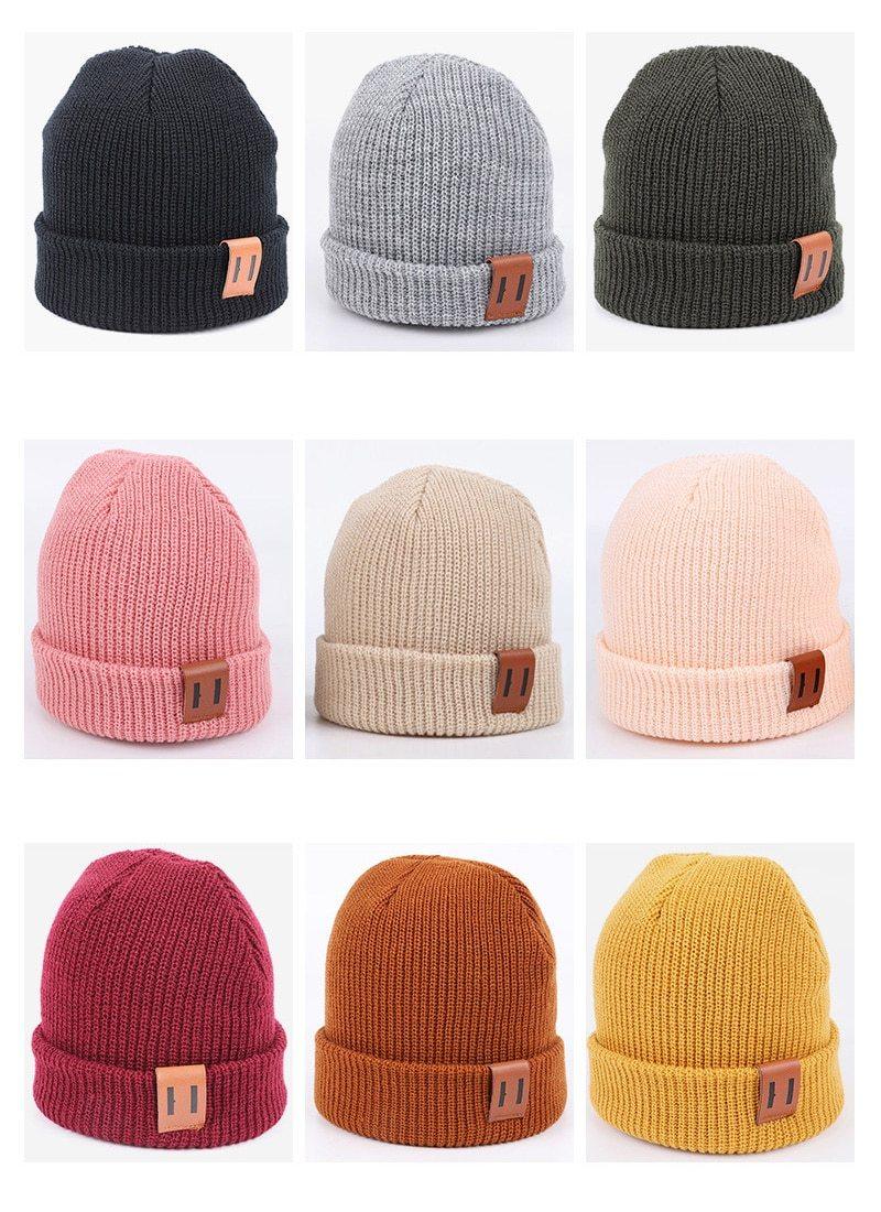 Trend NEW WInter Baby Hat for Warm Baby Winter Hat for Kids Beanie Knit Children Hats for Baby Newborn Hat