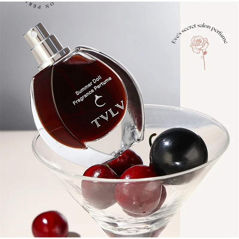Floral Fruity Fragrance Perfume, Fresh Elegant Scent, Round Bottle Design, Long-Lasting Silage Romantic Women Essence Gift-Ready