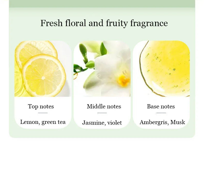 Fruit Flavor Woman's Perfumes Stick Deodorants Body Aroma Long-lasting Fragrances Ointment Portable and Easy To Use Solid Balm
