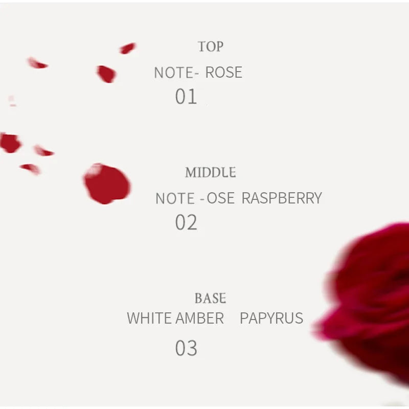 High-end Women Perfume Long-lasting Fragrance Fresh Rose Jasmine Musk Sandalwood Brand Charm Elegant Daily Light Fragrance Spray