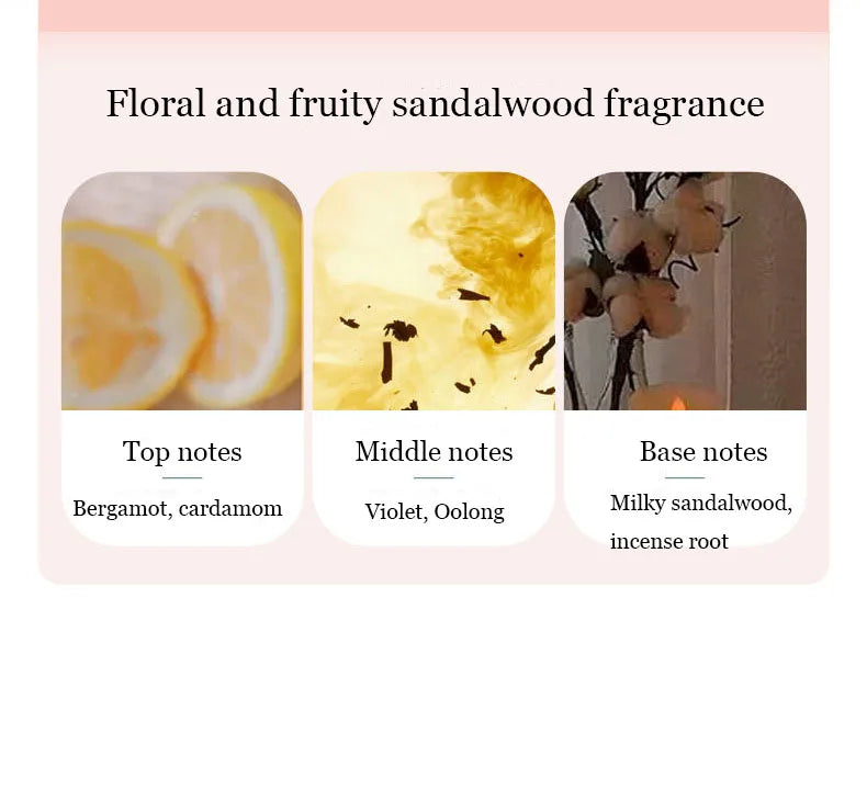 Fruit Flavor Woman's Perfumes Stick Deodorants Body Aroma Long-lasting Fragrances Ointment Portable and Easy To Use Solid Balm