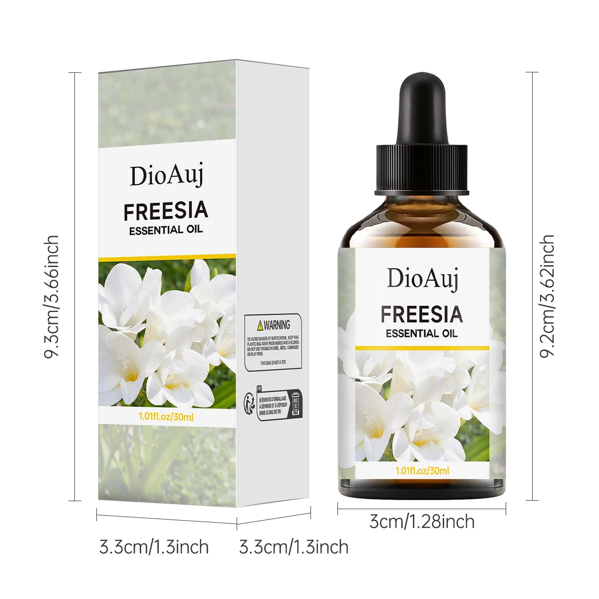 Freesia essential oil - long-lasting floral fragrance, moisturizes and hydrates skin, soothes and relaxes the mind and body,