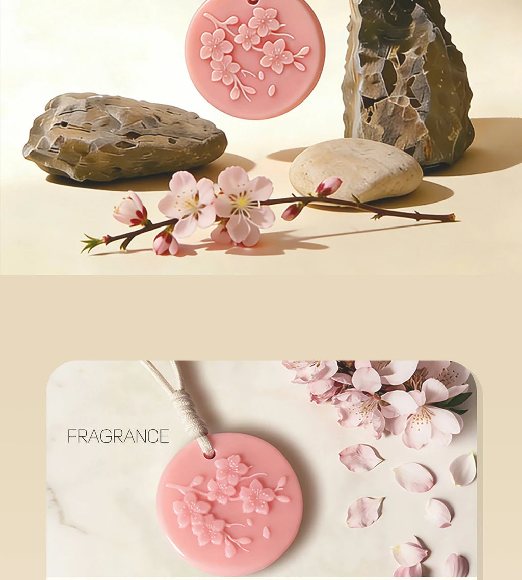Aromatherapy wax tablets, embossed fragrance hangings, wardrobe, bedroom, car deodorizing, long-lasting fragrance