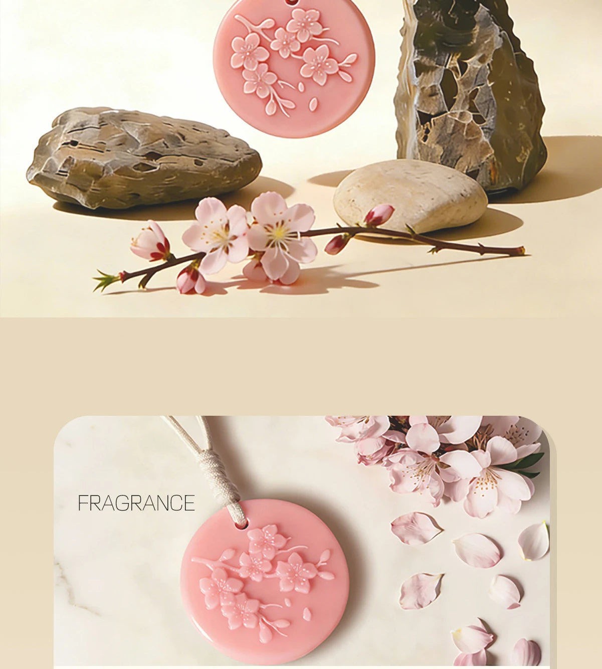 Aromatherapy wax tablets, embossed fragrance hangings, wardrobe, bedroom, car deodorizing, long-lasting fragrance