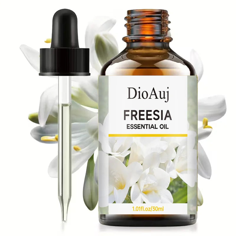 Freesia essential oil - long-lasting floral fragrance, moisturizes and hydrates skin, soothes and relaxes the mind and body,