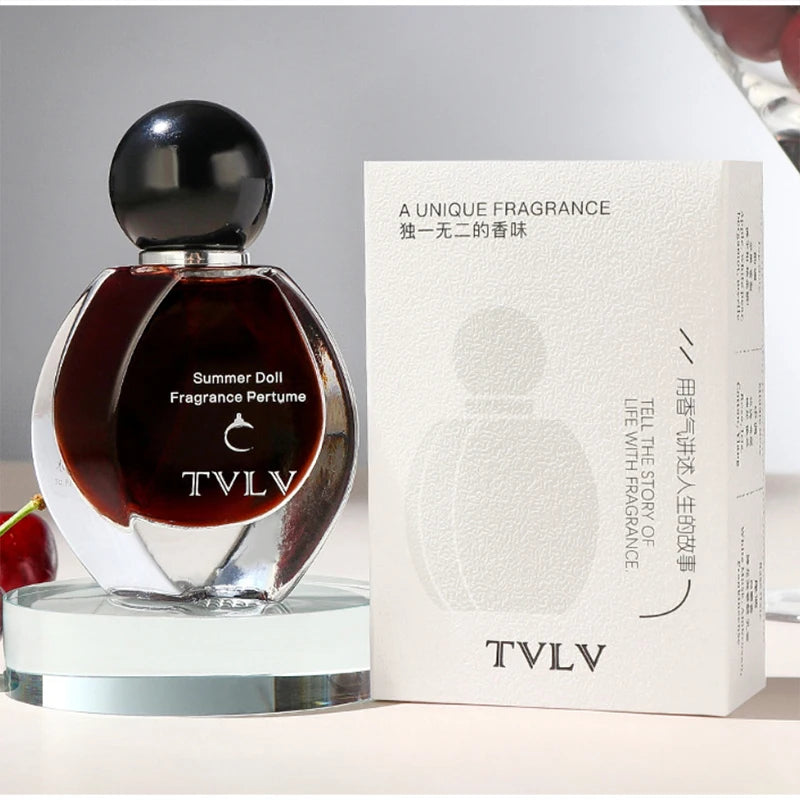 Floral Fruity Fragrance Perfume, Fresh Elegant Scent, Round Bottle Design, Long-Lasting Silage Romantic Women Essence Gift-Ready