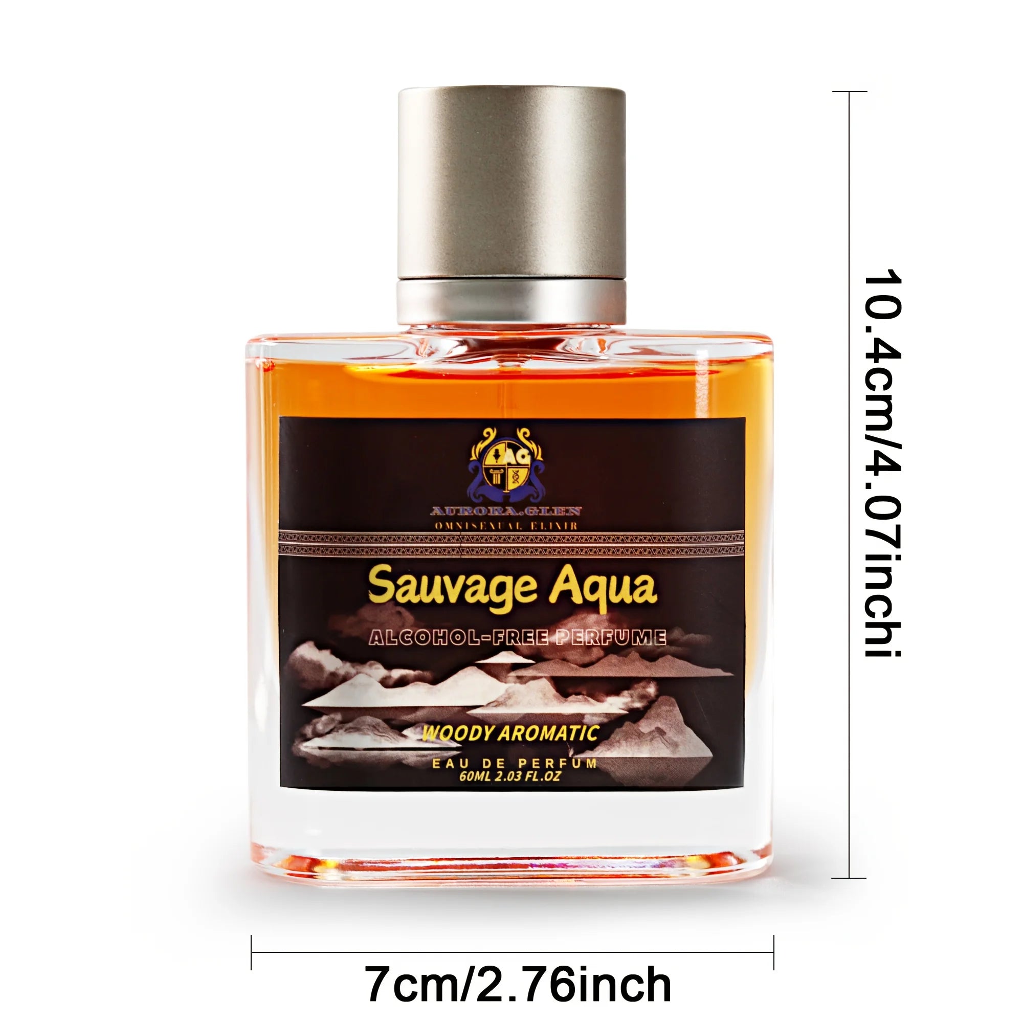 Fragrance Essential Oil 60ml Long-Lasting Scent for Bedroom and Clothing Pheromone-Infused Fragrance Rich & Intense Woody Notes