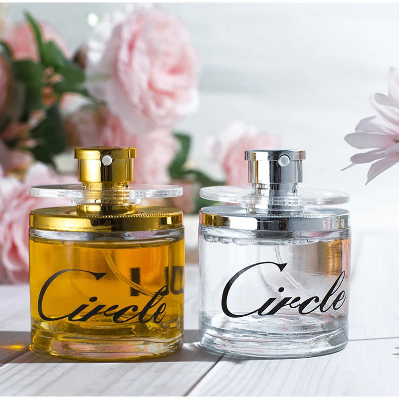 Rotating Perfume,Flower Fruit Woody Fragrance,Jasmine/Rose/Violet/Musk/Citrus Scent,Long-Lasting Women Deodorant,Eau De Toilette
