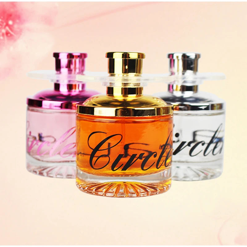 Rotating Perfume,Flower Fruit Woody Fragrance,Jasmine/Rose/Violet/Musk/Citrus Scent,Long-Lasting Women Deodorant,Eau De Toilette