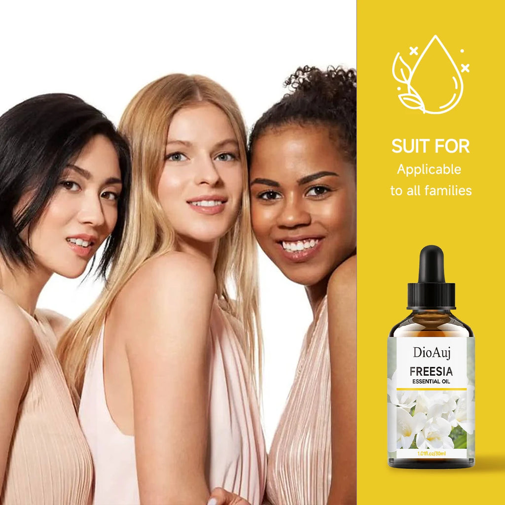 Freesia essential oil - long-lasting floral fragrance, moisturizes and hydrates skin, soothes and relaxes the mind and body,