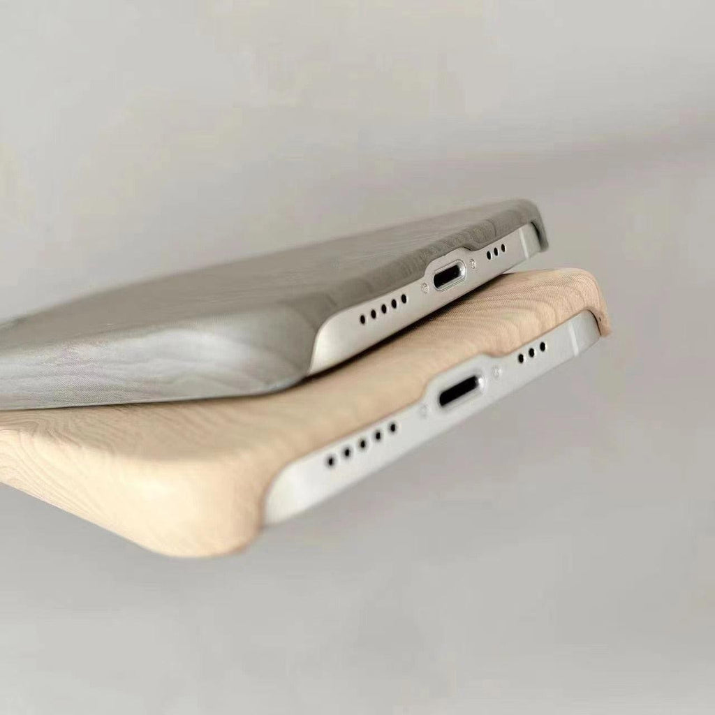 Luxury Wood Phone Case For iPhone 13 12 11 Pro X XS Max XR 8 7 Plus SE Retro Soft Wood Case Slim Hard Cover with Real Wooden Finish Protective Cover