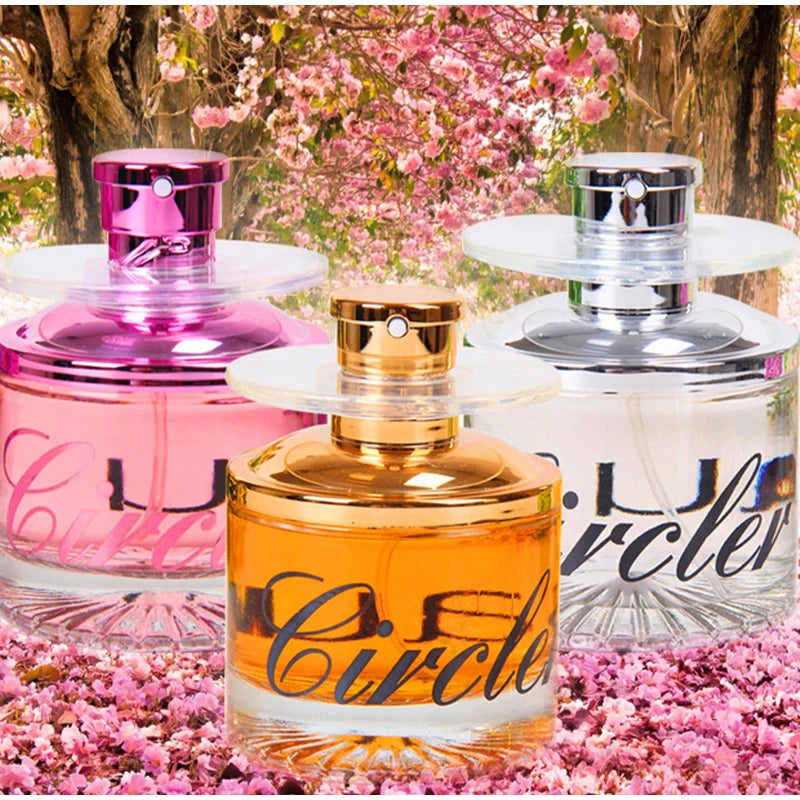 Rotating Perfume,Flower Fruit Woody Fragrance,Jasmine/Rose/Violet/Musk/Citrus Scent,Long-Lasting Women Deodorant,Eau De Toilette