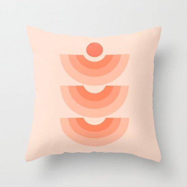 Abstract Line Drawing Cushion Case Modern Abstract Painting Pillow Case Beautiful Art Cushion Covers Art Sofa Pillows Case Livingroom Decorative Pillow 45x45CM