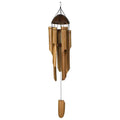 Bamboo Wind Chimes Handmade Hanging Big Bell Soothing Melodic Tones Indoor Outdoor Wall Hanging Wind Chimes Great As A Gift For Balcony Home Yard Garden Decorations For Mom