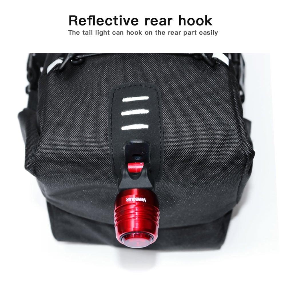 Bike Bag Waterproof Large Capacity Bicycle Bag Cycling Foldable Road Trunk Bike Packing Large Bike Bags Waterproof Bike Bag Under Seat Roll Up Cycling Rear Tail Pack Black 13L