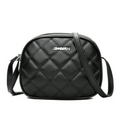 Black Beauty Women's Shoulder Crossbody Bag For Females Fashionable Handbag PU Famous Designer Clutch