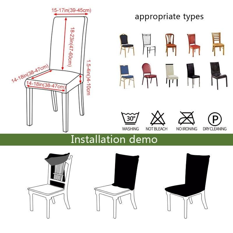 Black Spandex elastic wedding Chair Covers Anti-dirty housse de chaise office hotel chair cover seat  Chair Covers Protector Seat Case Chair Cover Seat Protector Super Fit Slipcover Stretch Removable Washable