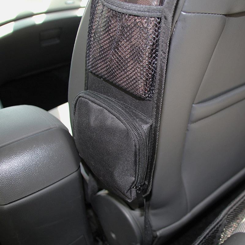 Car Seat Organizer Auto Seat Side Storage Hanging Bag Multi-Pocket Drink Holder Mesh Pocket Car Styling Organizer Phone Holder Multi-Pocket Drink Holder, Mesh Pocket Car Seat Phone Holder Car Seat Net Organizer, Seat Side Organizer Automobile