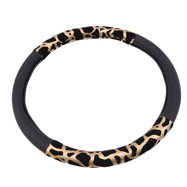 Car Steering Wheel Elastic Long Microfiber Plush Steering Wheel Cover Gearshift Handbrake Cover Protector Decoration Warm Super Thick Plush Collar Soft Car Steering Wheel Cover Decoration Warm Super Thick Plush Collar Soft Black Pink Women Man