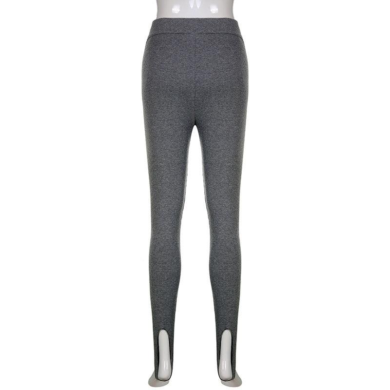 Elegant High Waist Cotton Fitness Basic Pants Casual Spring New Female Skinny Leggings Women Seamless Fitness Leggings Women Seamless Push Up Leggings Workout Pants Breathable Pants