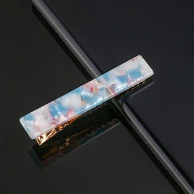 Fashion Women Metal Acetate Hair Pin Clip Leopard Hair Clip Geometric Hairpins Hairgrips Barrette Hairpin Gorgeous Hair Accessories For Women