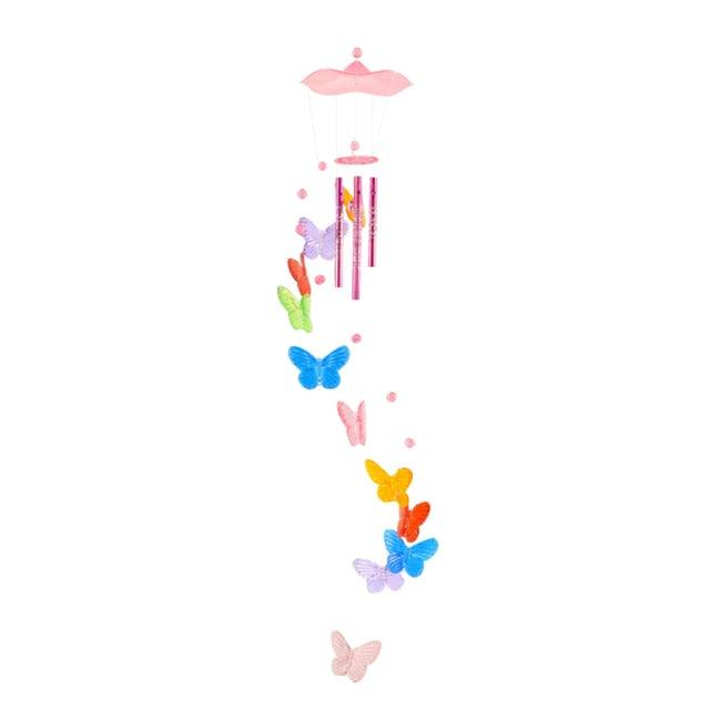 Lucky Butterfly Hanging Wind Chime Bell Garden Decoration Ornament Gift Home Decoration Fashion  High-end Gift Butterfly Gift Grandmother Gift Mother Gift Birthday Gift Festival Gift Witness Friendship Outdoor Wind Chime Garden Decor