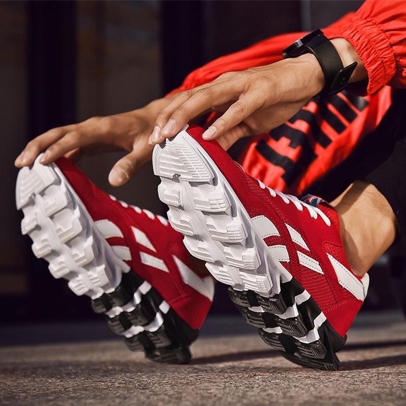Men Running Spring Black Sneakers High Quality Outdoor Light Breathable Sport Athletic Men Sneakers Tennis Modern Shoes For Workout Walking Outdoor Sport