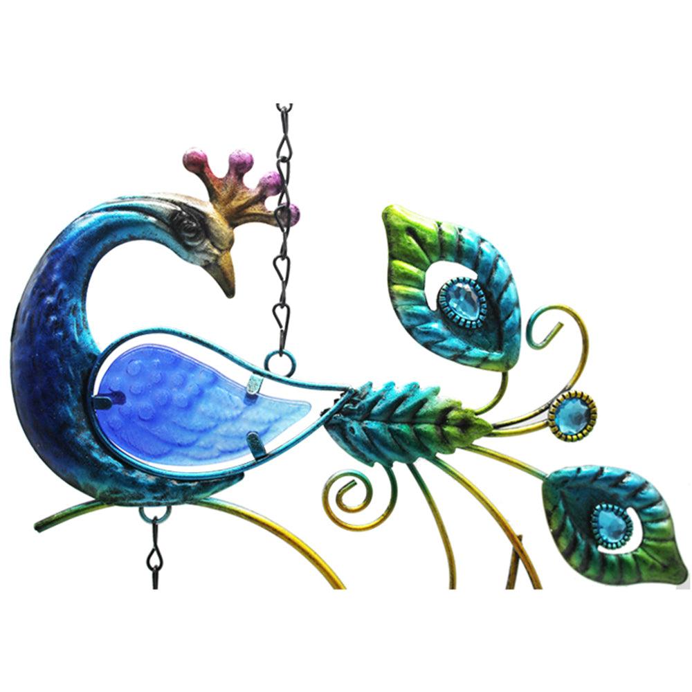 Mobile Hanging Wind Chimes Yard Garden Beauty Peacock Design Large Hanging Home Decor Pendant Outdoor Ornament For Home Garden Decoration Room Decor