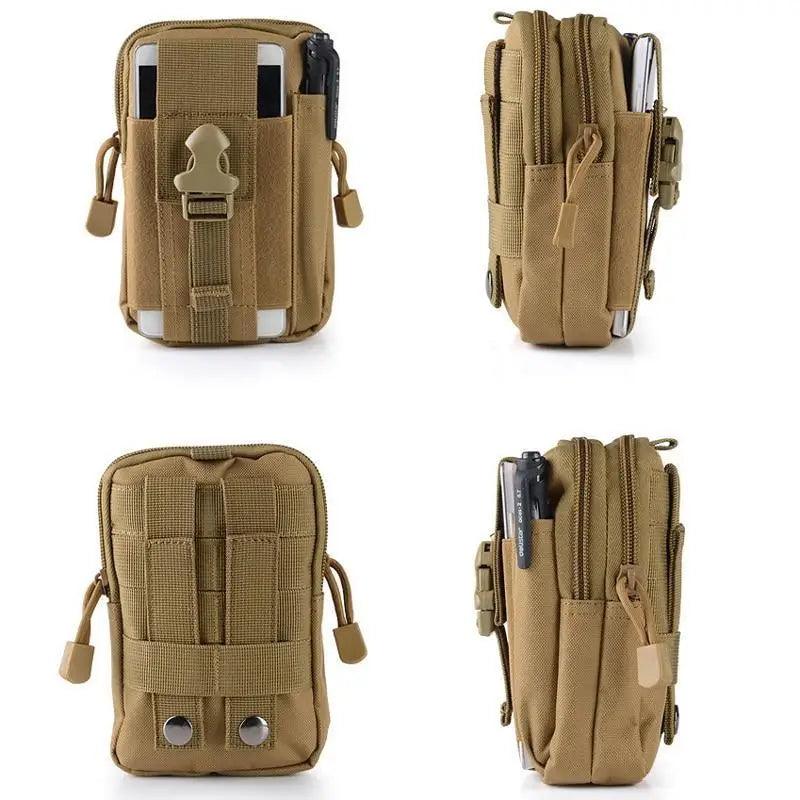 Multifunction Classic Water-Resistant Phone Bag Outdoor Waist Bag Portable Durable Large Capacity Bags