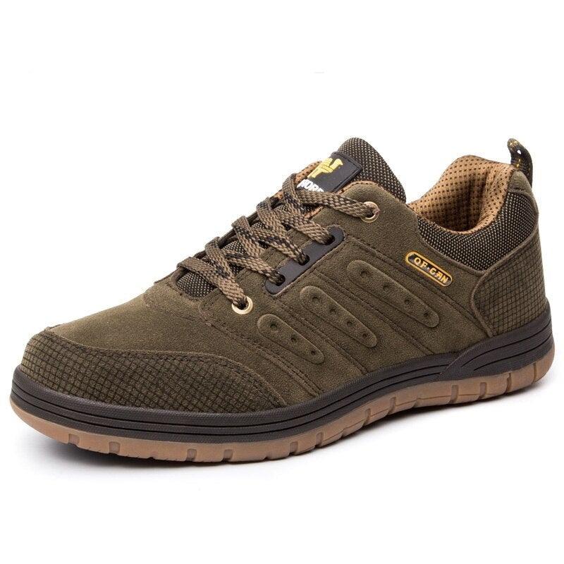 New Classics Style Mens Hiking Shoes Lace Up Men Sport Wear-Resistant Outdoor Jogging Camping Low Cut Hiking Work Boots Outdoor Mountaineering Sport Shoes