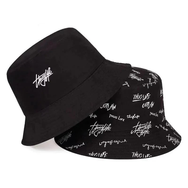 New Trendy Summer Bucket Hats For Women Men's Panama Hat Double-sided Panama Sun Fishing Hat Fisherman Cap for Boys/Girls