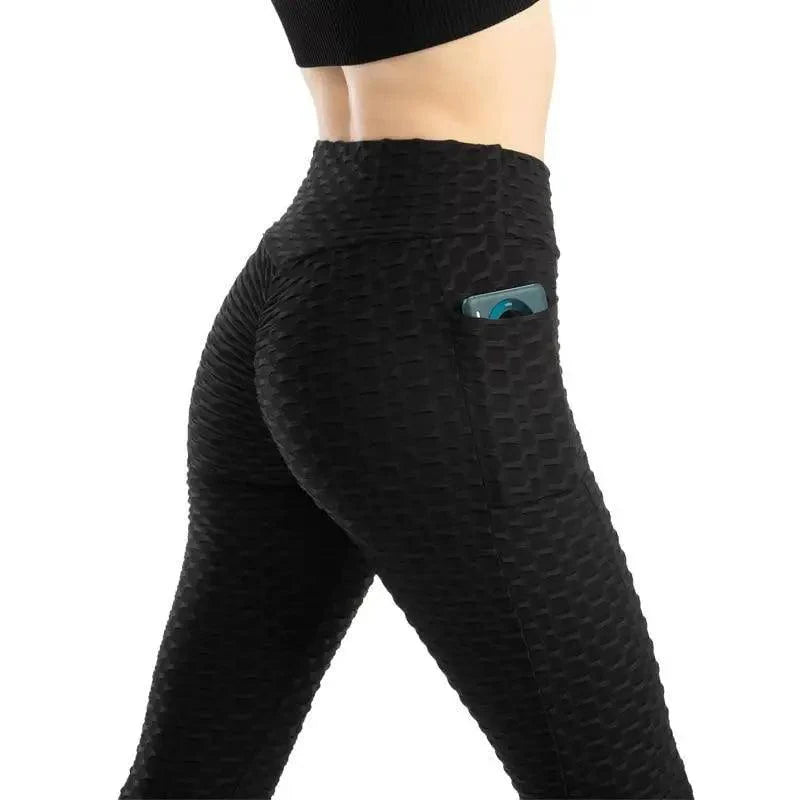 New Women Fitness Pocket Push Up Leggings Workout High Waist Legging For Running Gym Leggings Pants Women Clothing