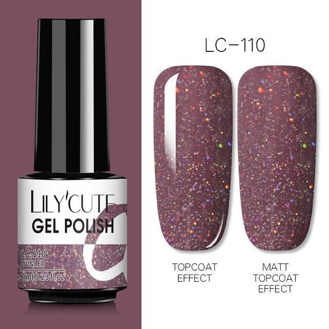2022 New Fashion Purple Womens Nail Gel 7ml Permanent UV LED Base Matte Glossy Luxury Colorful Effect Nail Gel for Women and Girls