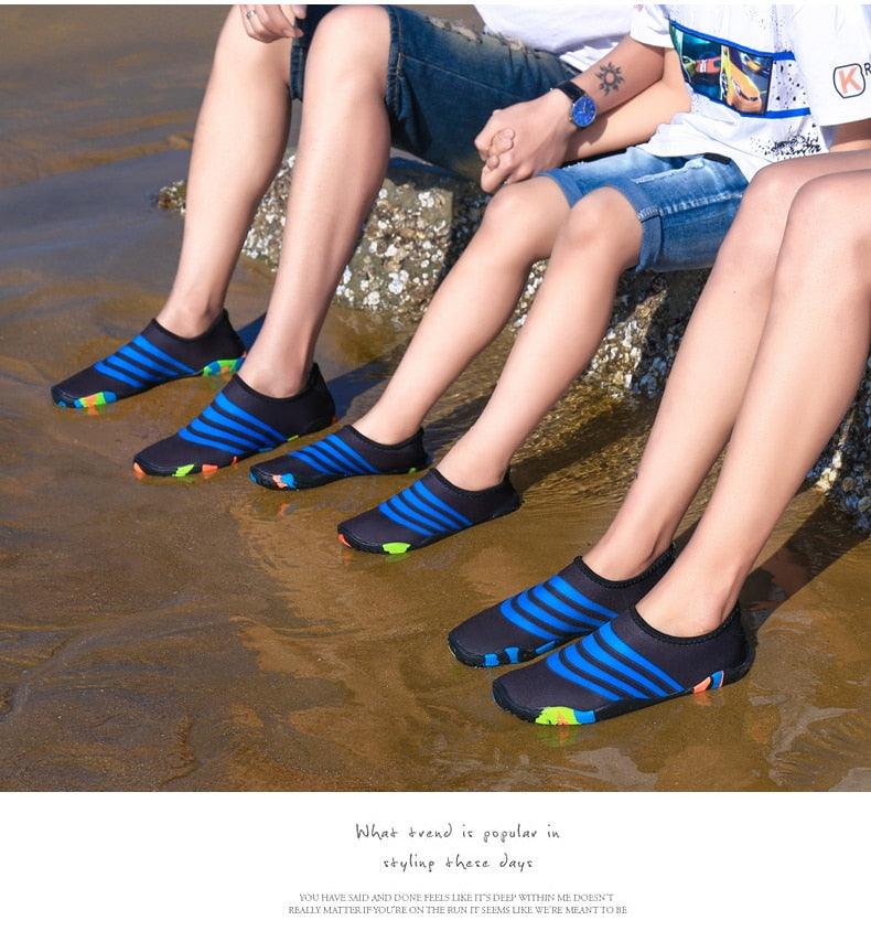 Summer Outdoor Mens Sports Water Shoes Non-Slip Beach Shoes Barefoot Upstream Shoes Quick-Dry Aqua Sock Barefoot For Beach Swim River Pool Lake Hiking Kayaking Surfing