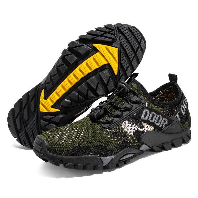 Quick Dry Men Sneakers Slip On Upstream Shoes Water Hiking Beach Surfing Shoes Sandals Barefoot Beach Sneakers Swim Boating Fishing Yoga Gym