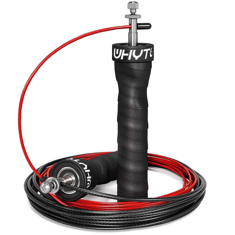 Speed Skipping Rope Jump Rope With Anti-Slip Handle For Double Unders Adjustable Heavy Speed Jump Rope Handles With Removable Weights For Women Men Sport Outdoor Workout Skipping Rope