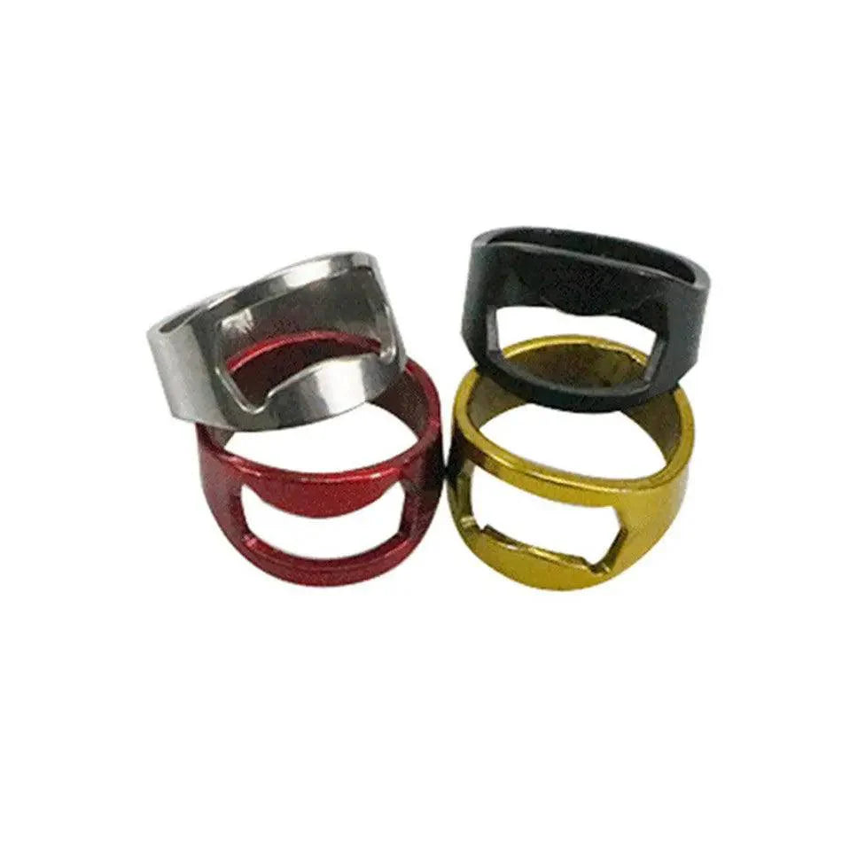 Stainless Steel Ring-shape Can Bottle Opener Bottle Cap Opening Remover Kitchen Gadgets Bar Useful Tools