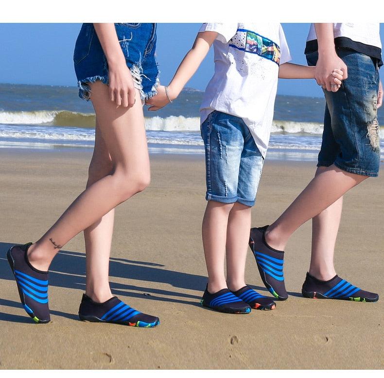 Summer Outdoor Mens Sports Water Shoes Non-Slip Beach Shoes Barefoot Upstream Shoes Quick-Dry Aqua Sock Barefoot For Beach Swim River Pool Lake Hiking Kayaking Surfing